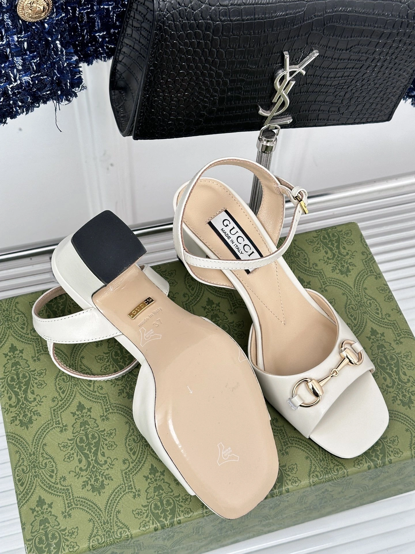 COCO-- 771603 C9D00 9022 Calfskin Heel height 5.5cm item:D-X02A1012